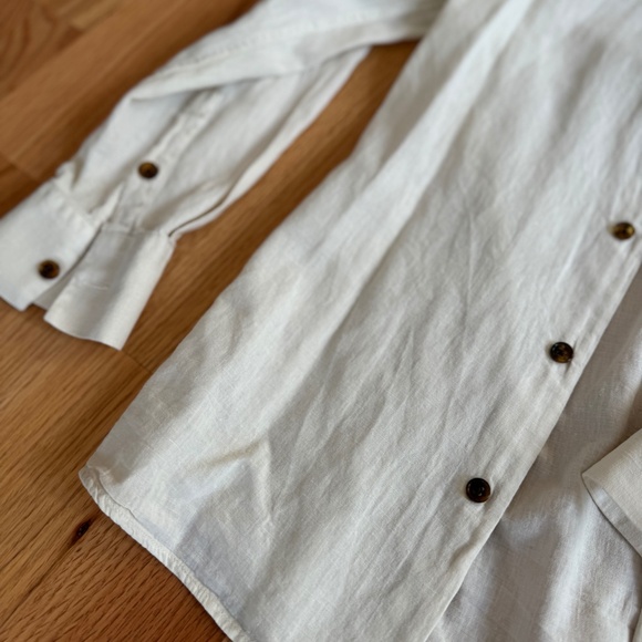 Solid and Striped Linen Shirt - Picture 5 of 6